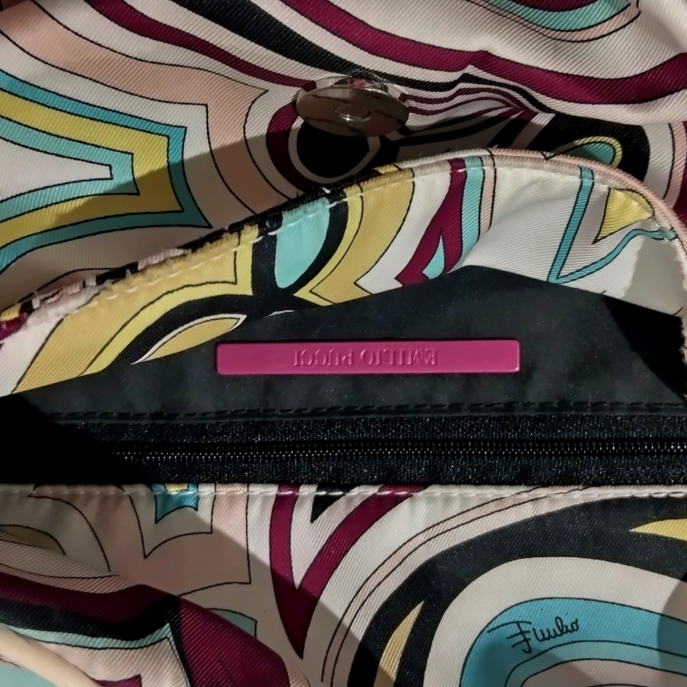 Emilio Pucci Vibrant Geometric Shoulder Bag - Picture 4 of 12